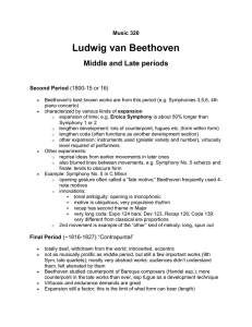 Ludwig van Beethoven  Middle and Late periods Music 320