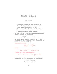Math 5010–1, Exam 4 July 30, 2013