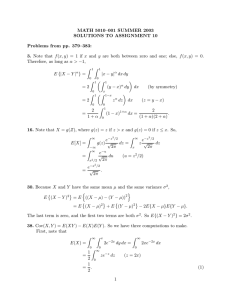 MATH 5010–001 SUMMER 2003 SOLUTIONS TO ASSIGNMENT 10 Problems from pp. 379–383: 3.