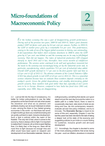 2 Micro-foundations of Macroeconomic Policy F