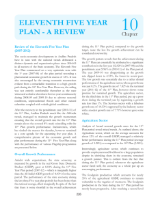 10 ELEVENTH FIVE YEAR PLAN - A REVIEW Chapter