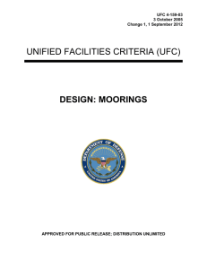 UNIFIED FACILITIES CRITERIA (UFC) DESIGN: MOORINGS