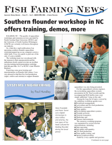 Southern ﬂounder workshop in NC offers training, demos, more