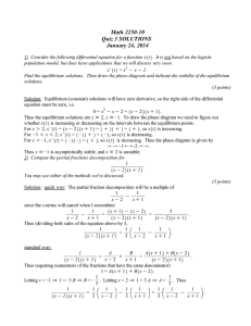 Math 2250-10 Quiz 3 SOLUTIONS January 24, 2014
