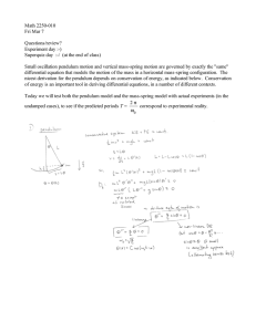 Math 2250-010 Fri Mar 7 Questions/review? Experiment day :-)