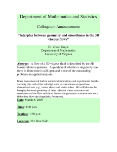 Department of Mathematics and Statistics Colloquium Announcement