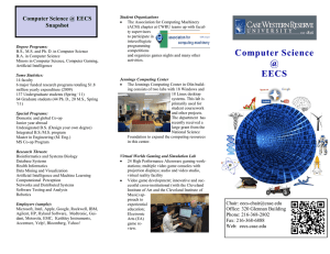 Computer Science @ EECS Snapshot