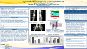 Asymmetric Bone Mineral Density Loss in an Ambulatory Individual with