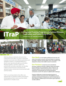 ITraP University of Saskatchewan Integrated Training Program in Infectious Diseases,