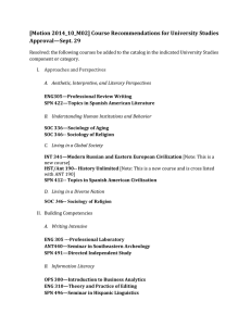 [Motion 2014_10_M02] Course Recommendations for University Studies  Approval—Sept. 29 
