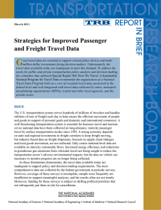 TRANSPORTATION RESEARCH G REPORT