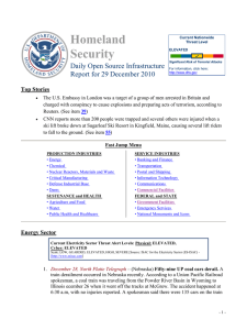 Homeland Security Daily Open Source Infrastructure Report for 29 December 2010