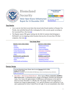 Homeland Security Daily Open Source Infrastructure Report for 16 December 2010