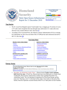 Homeland Security Daily Open Source Infrastructure Report for 13 December 2010