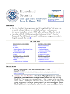 Homeland Security Daily Open Source Infrastructure Report for 4 January 2011