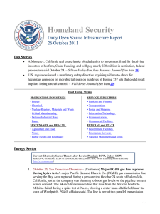 Homeland Security Daily Open Source Infrastructure Report 26 October 2011 Top Stories