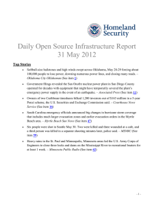 Daily Open Source Infrastructure Report 31 May 2012 Top Stories