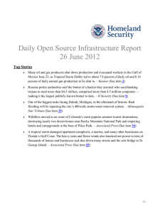 Daily Open Source Infrastructure Report  26 June 2012 Top Stories
