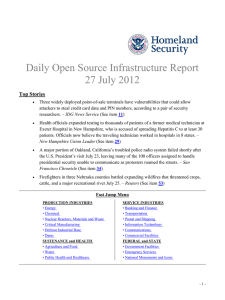 Daily Open Source Infrastructure Report 27 July 2012 Top Stories