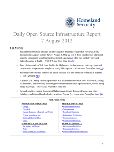 Daily Open Source Infrastructure Report 7 August 2012 Top Stories