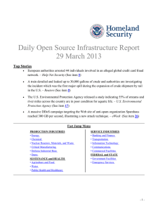Daily Open Source Infrastructure Report 29 March 2013 Top Stories