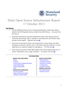 Daily Open Source Infrastructure Report 17 October 2013 Top Stories