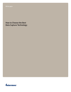 How to Choose the Best Data Capture Technology White paper