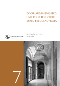 7 COVARIATE-AUGMENTED UNIT ROOT TESTS WITH MIXED-FREQUENCY DATA