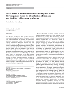 Novel trends in endocrine disruptor testing: the H295R