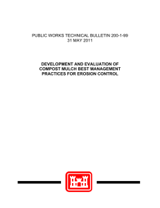 PUBLIC WORKS TECHNICAL BULLETIN 200-1-99 31 MAY 2011 DEVELOPMENT AND EVALUATION OF