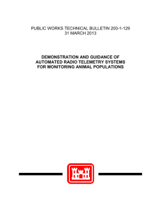 PUBLIC WORKS TECHNICAL BULLETIN 200-1-129 31 MARCH 2013 DEMONSTRATION AND GUIDANCE OF