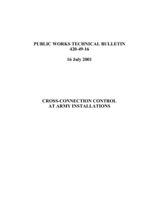 PUBLIC WORKS TECHNICAL BULLETIN 420-49-16 16 July 2001