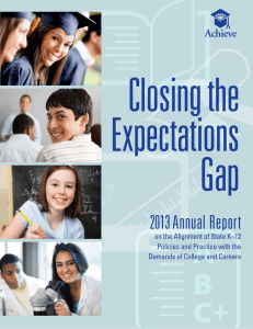 Closing the Expectations Gap 2013 annual Report