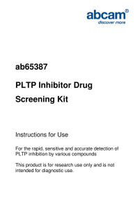 ab65387 PLTP Inhibitor Drug Screening Kit