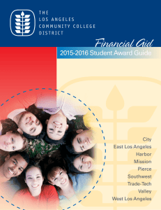Financial Aid 2015-2016 Student Award Guide T H E