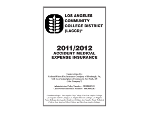 2011/2012 LOS ANGELES COMMUNITY COLLEGE DISTRICT