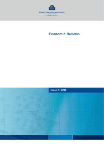 Economic Bulletin Issue 1 / 2016 30° 6E