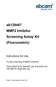 ab139447 MMP2 Inhibitor Screening Assay Kit (Fluorometric)