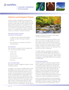 Sediment and Ecological Projects