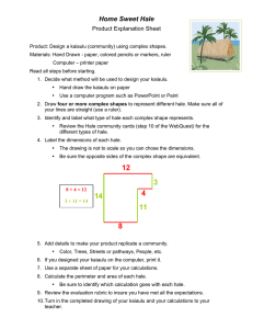 Home Sweet Hale Product Explanation Sheet