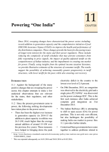 11 Powering “One India” CHAPTER