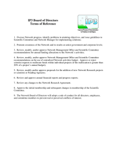 IP3 Board of Directors Terms of Reference