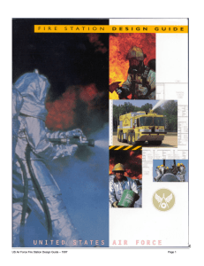 C US Air Force Fire Station Design Guide – 1997 Page 1