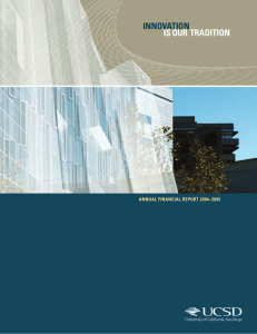 INNOVATION IS OUR TRADITION ANNUAL FINANCIAL REPORT 2004–2005