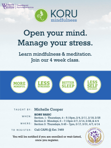 Open your mind. Manage your stress. Learn mindfulness &amp; meditation.