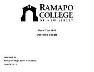 Fiscal Year 2016 Operating Budget  Approved by: