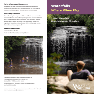 Waterfalls Parks &amp; Recreation Management