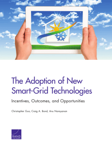 The Adoption of New Smart-Grid Technologies Incentives, Outcomes, and Opportunities