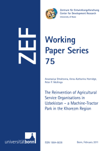ZEF Working Paper Series 75