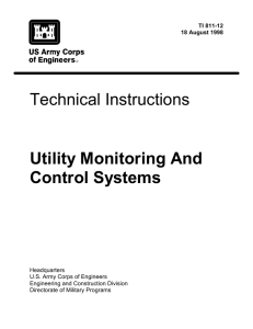 Technical Instructions Utility Monitoring And Control Systems